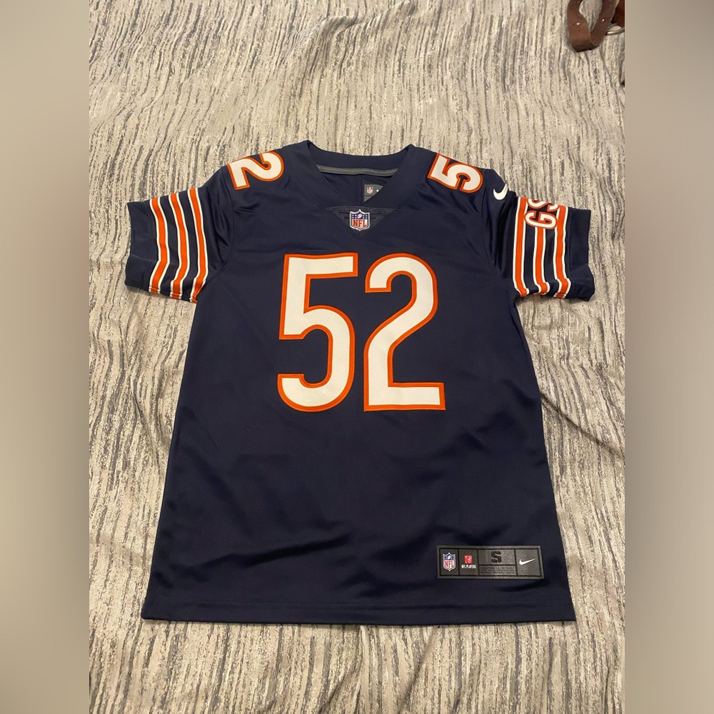 Nike Women's Dark Blue and Orange Jersey